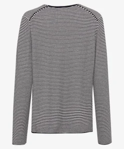 Strickpullover mit V-Ausschnitt