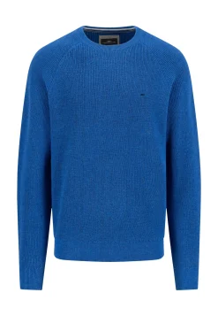 Strickpullover R-Neck Fisherman