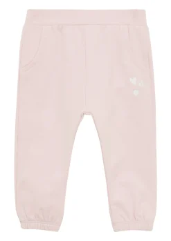 Sweatpants mit Elastikbund und Stickerei