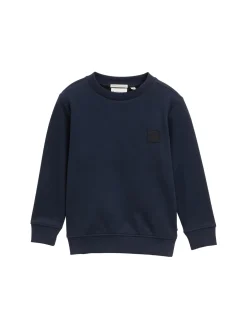 Sweatshirt mit Badge-Detail