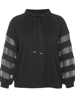 Sweatshirt Stehkragen