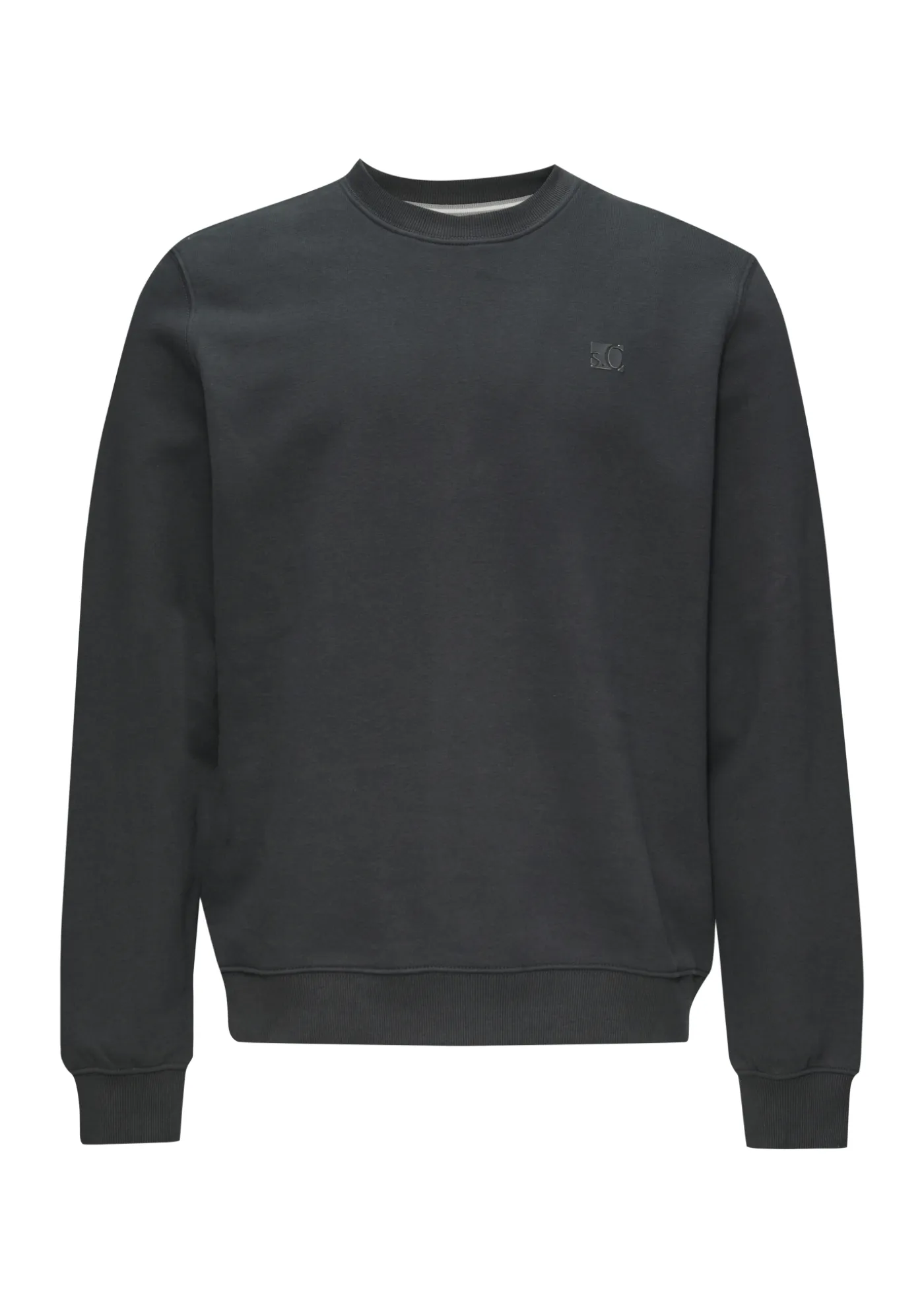 Sweatshirt aus Baumwollmix mit Logo-Detail