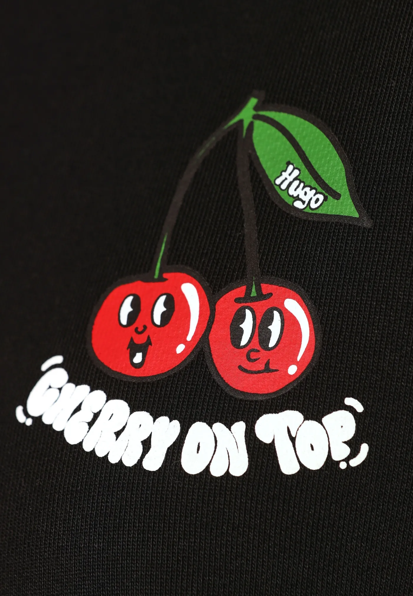 Sweatshirt aus Baumwoll-Terry mit Grafik-Prints der Saison