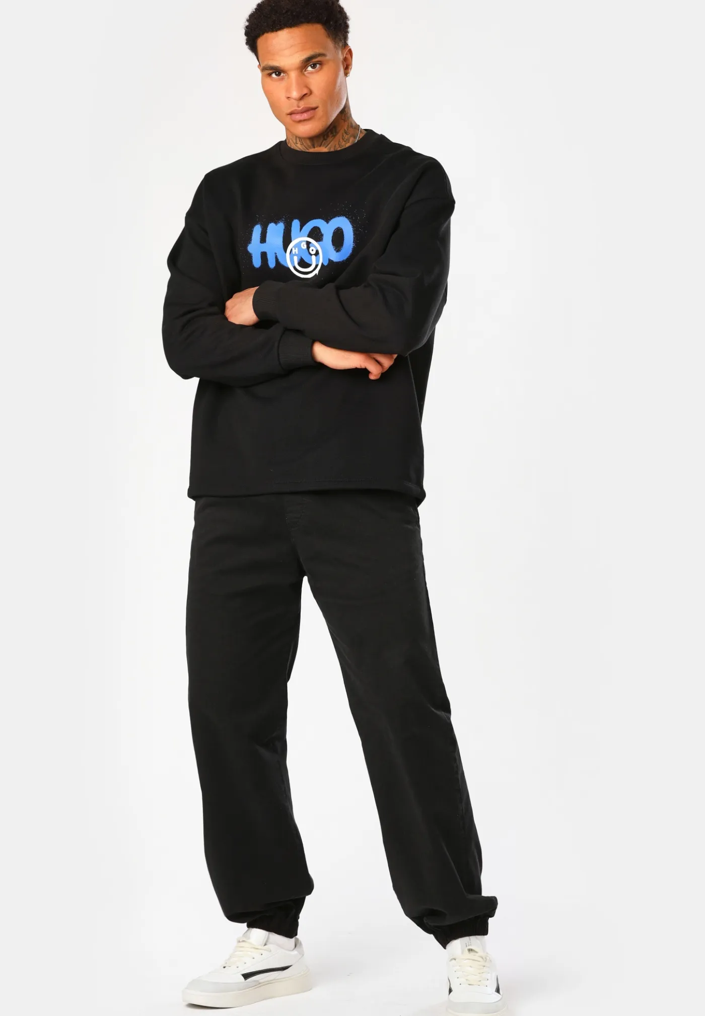 Sweatshirt aus Baumwoll-Terry mit Logo