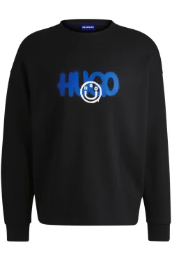 Sweatshirt aus Baumwoll-Terry mit Logo