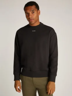 Sweatshirt aus Modal und Fleece