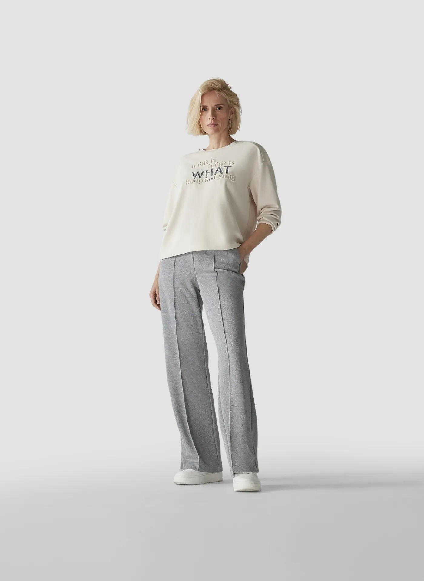 Sweatshirt 3D-Schriftzug