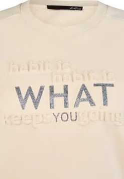 Sweatshirt 3D-Schriftzug