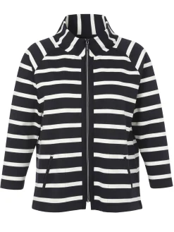 Sweatshirt-Jacke mit Zipper
