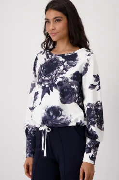 Sweatshirt mit Blumenmuster