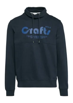 Sweatshirt mit Frontprint und Snood-Kragen