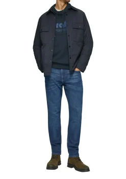 Sweatshirt mit Frontprint und Snood-Kragen
