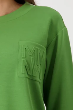 Sweatshirt mit Prägedruck