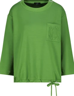 Sweatshirt mit Prägedruck