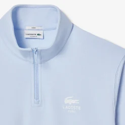 Sweatshirt mit Reißverschluss, hohem Kragen und Print