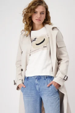 Sweatshirt mit Sonnenhut-Applikation