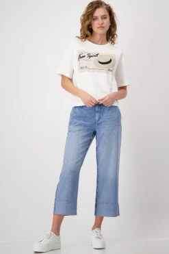 Sweatshirt mit Sonnenhut-Applikation