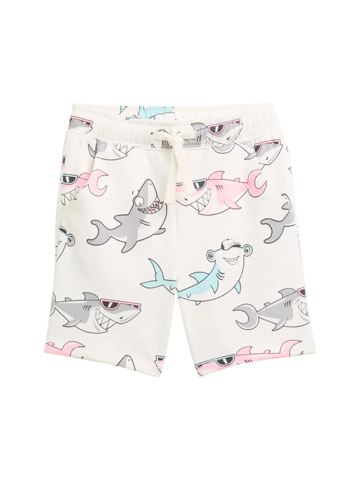 Sweat-Shorts mit Allover-Print