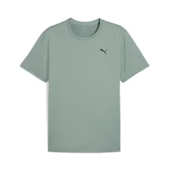 TAD ESSENTIALS Einfarbiges T-Shirt mit Cat Logo Herren