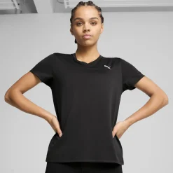 TAD ESSENTIALS T-Shirt mit V-Ausschnitt Damen