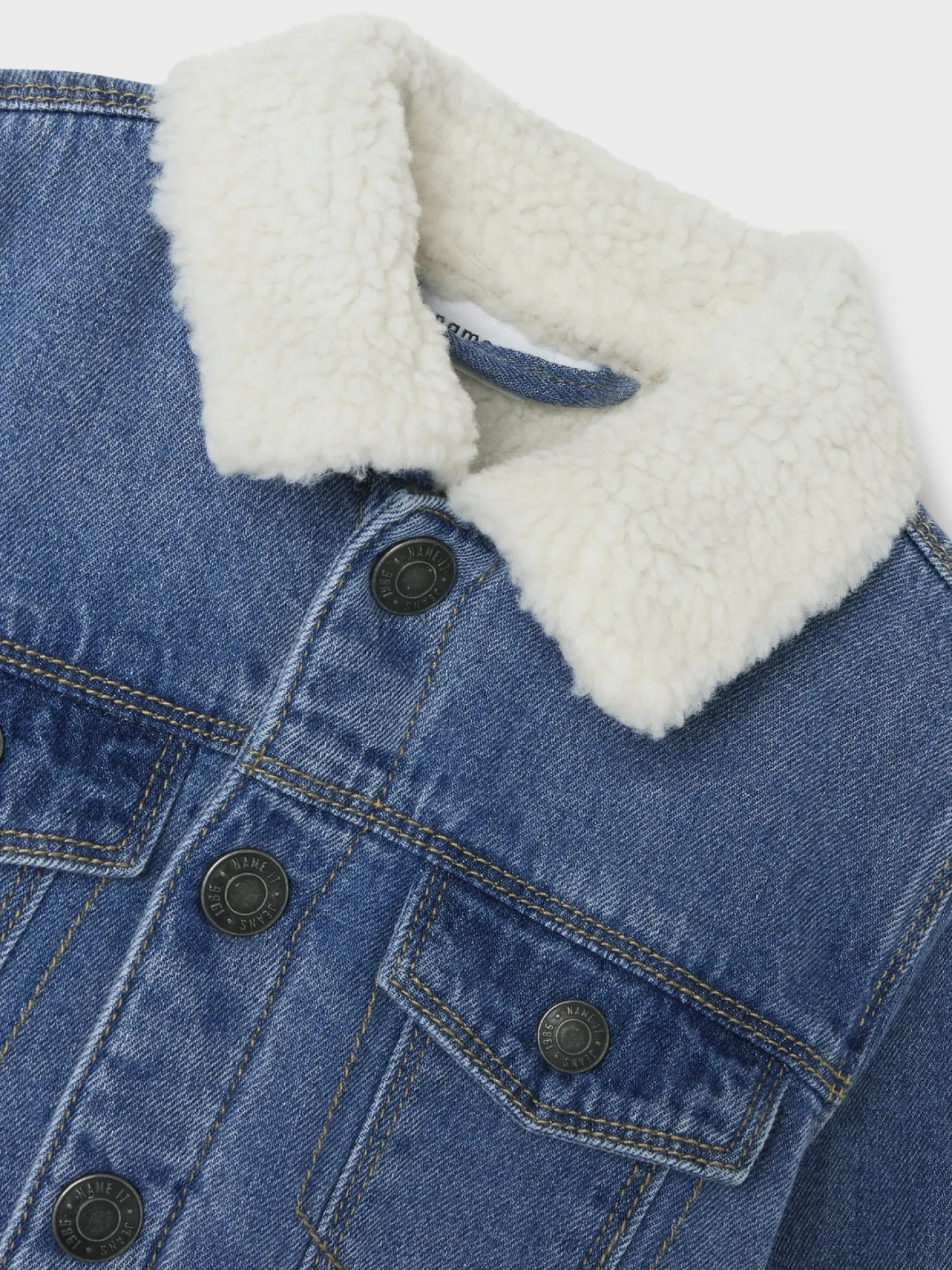 Teddy Jeansjacke