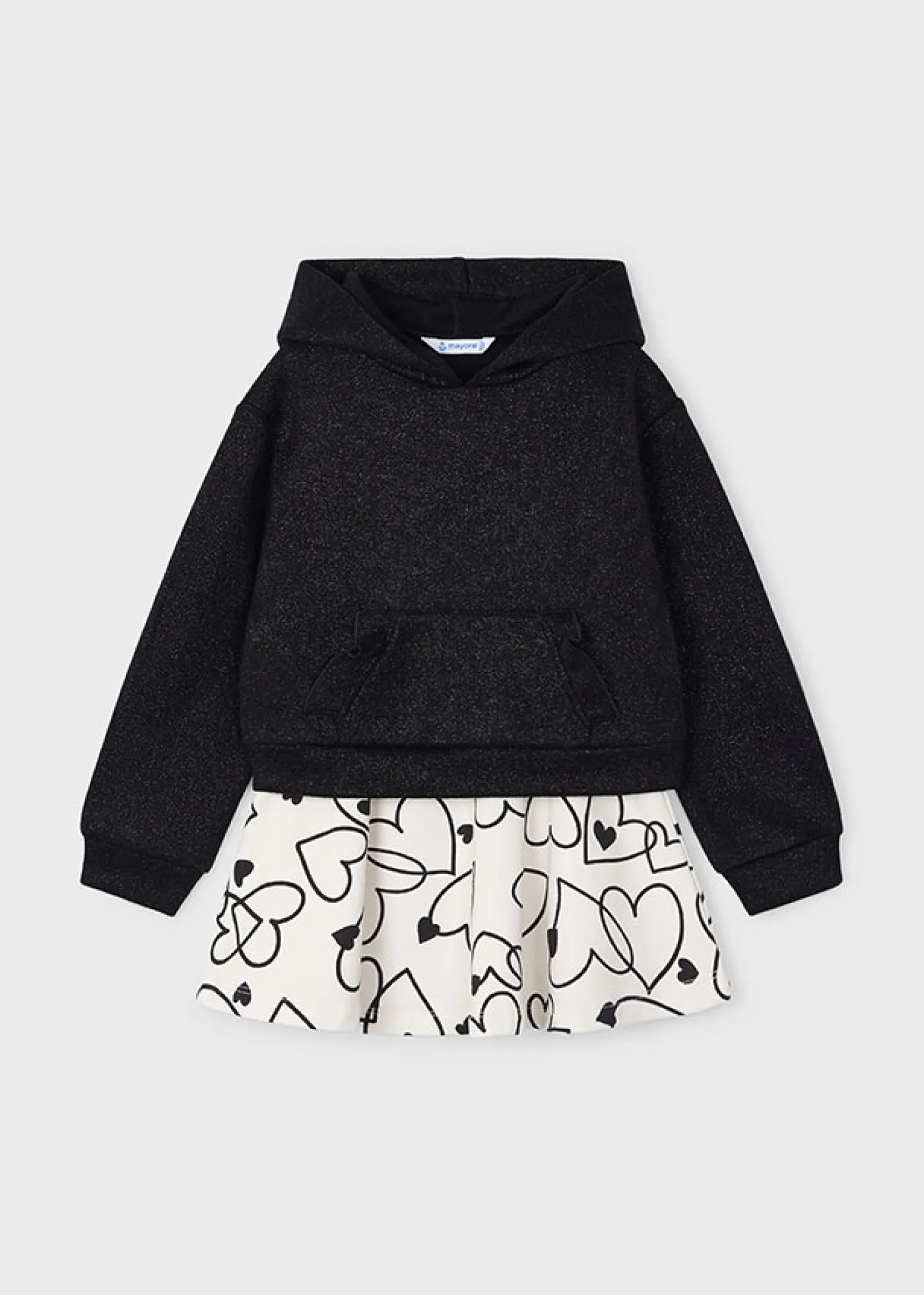 2-teiliges Set Sweatshirt und Rock