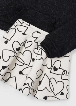 2-teiliges Set Sweatshirt und Rock
