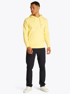 Terry-Hoodie mit aufgestickter Flag