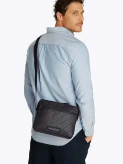 TH Monogramm Mini Messenger Tasche
