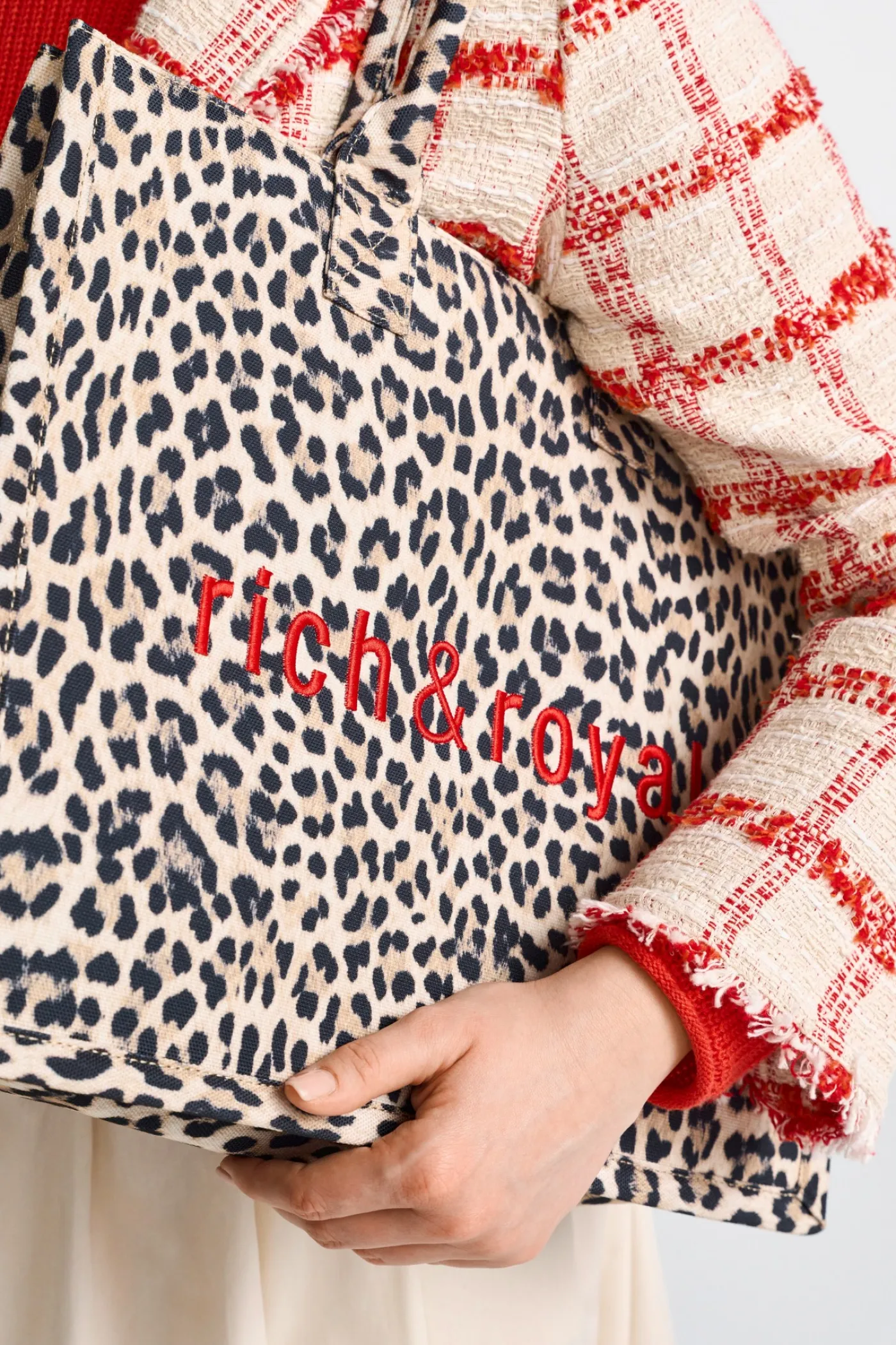 Tote Bag Mit Leo-Print