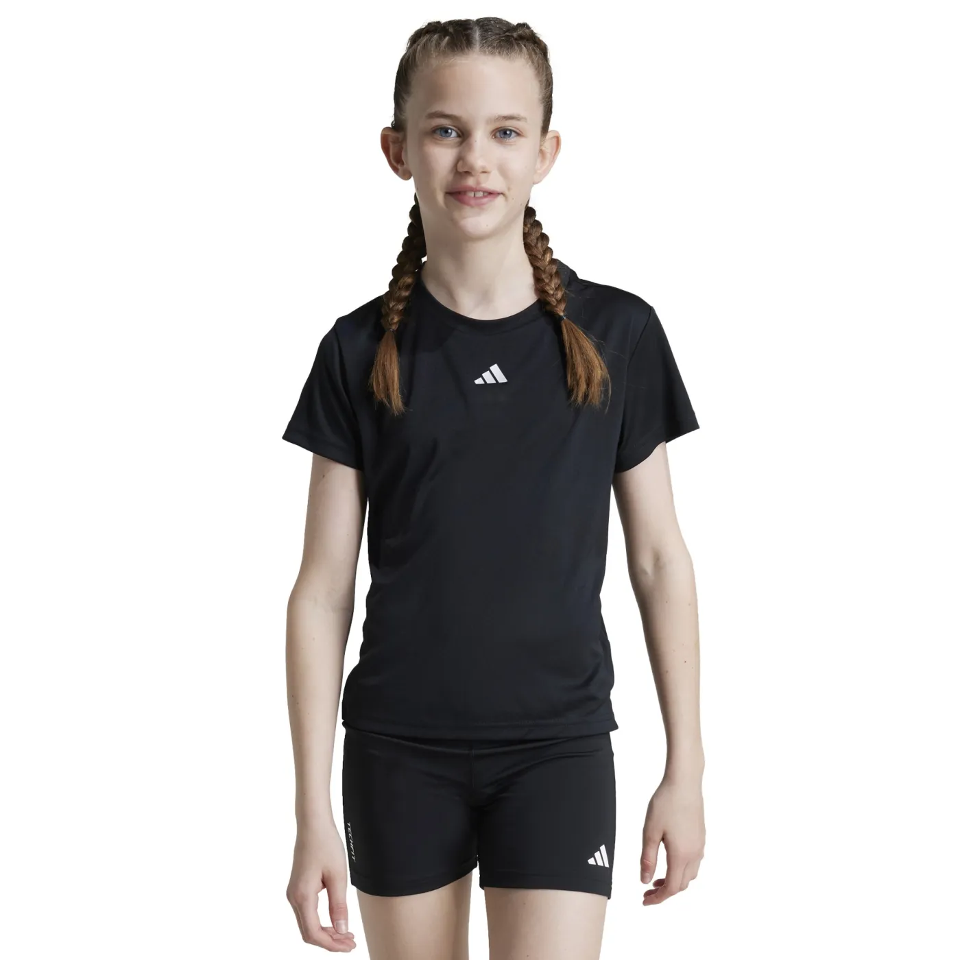 Train Essentials Regular Fit Logo Training Kids T-Shirt