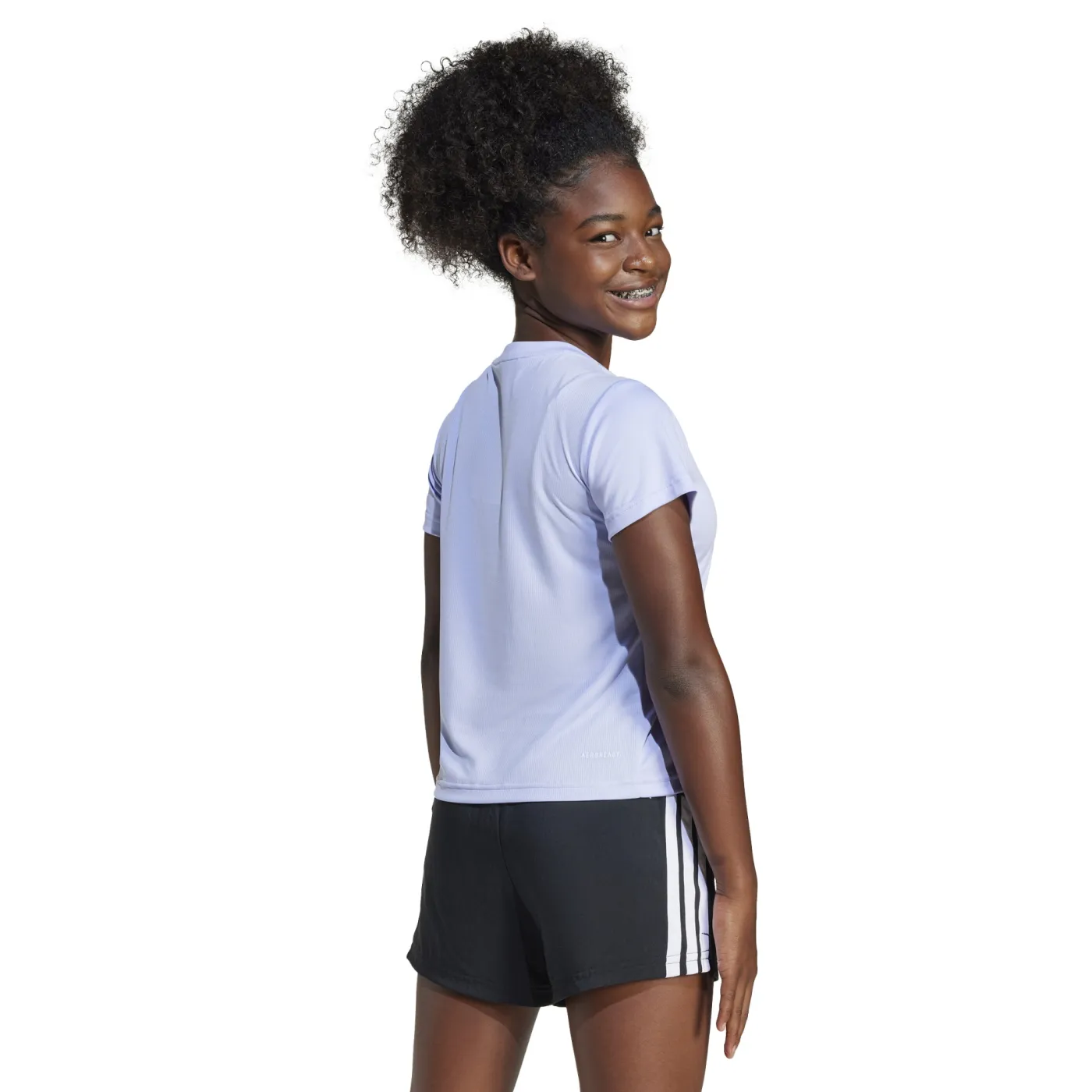 Train Essentials Regular Fit Logo Training Kids T-Shirt