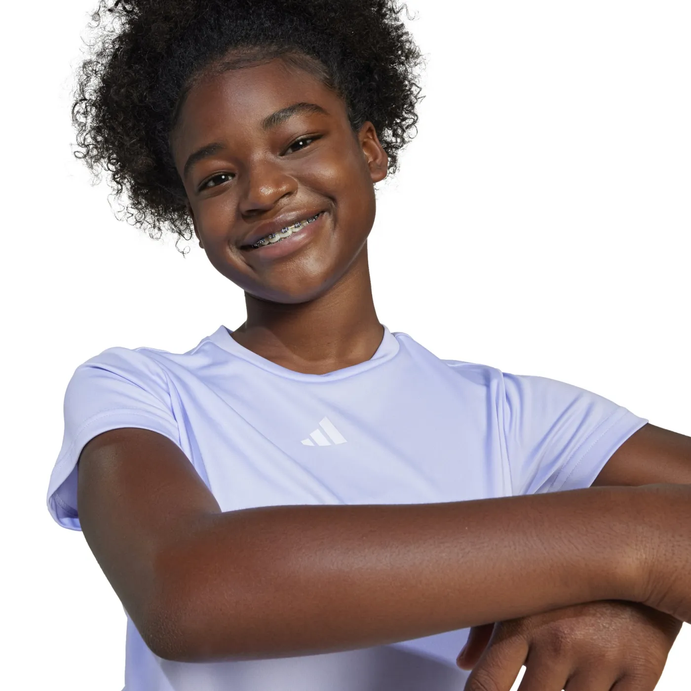 Train Essentials Regular Fit Logo Training Kids T-Shirt