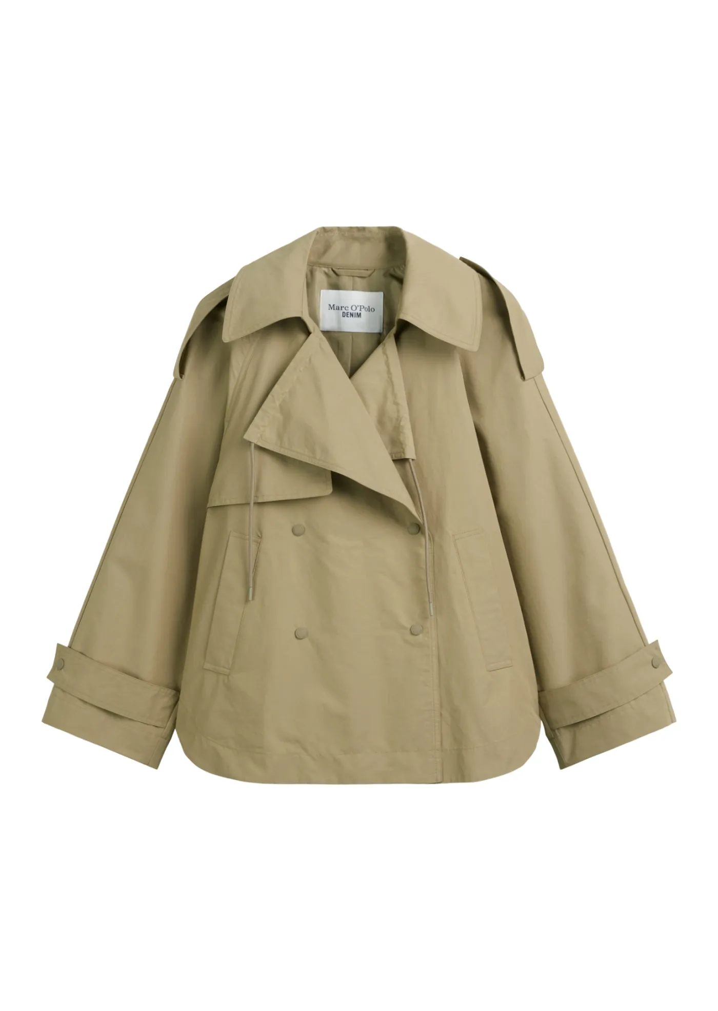 Trenchjacke im Cape-Stil