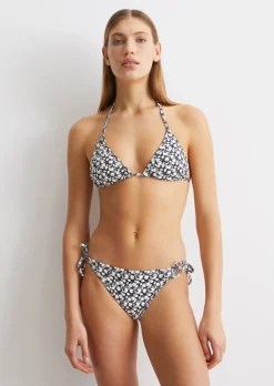 TRIANGLE-BIKINI-TOP MIT FLORALEM MUSTER