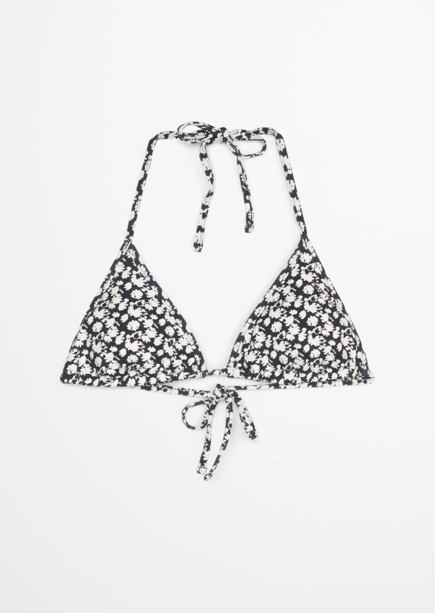 TRIANGLE-BIKINI-TOP MIT FLORALEM MUSTER