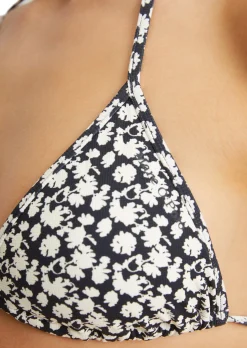 TRIANGLE-BIKINI-TOP MIT FLORALEM MUSTER