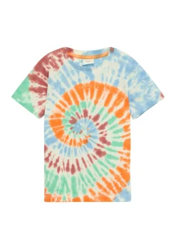 T-Shirt aus Baumwolle mit Tie Dye