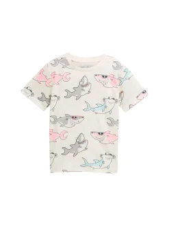 T-Shirt mit Allover-Print