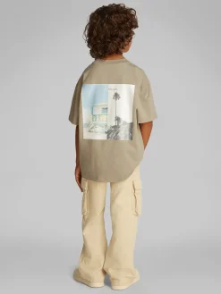 T-Shirt mit Backprint