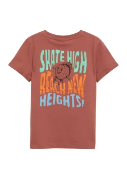 T-Shirt mit Front- und Rückenprint