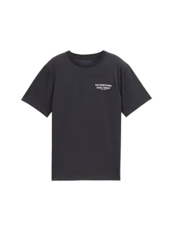 T-Shirt mit Print am Rücken