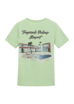 T-Shirt mit Rückenprint
