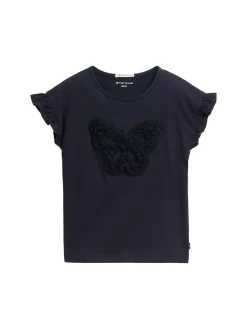 T-Shirt mit Volants