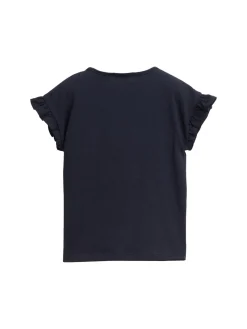 T-Shirt mit Volants