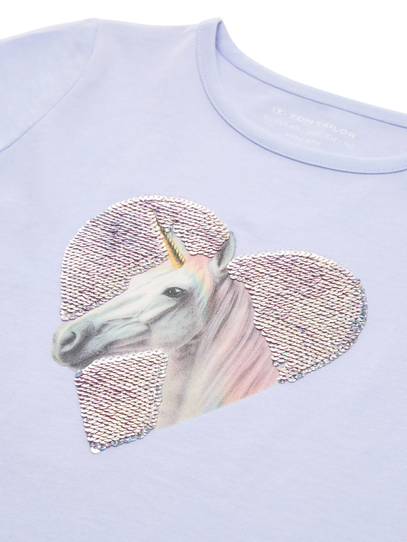 T-Shirt mit Wendepailletten