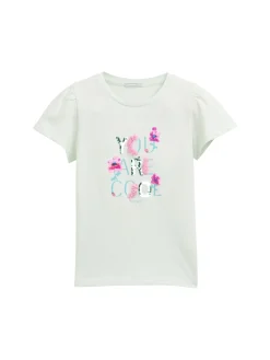 T-Shirt mit Wendepailletten
