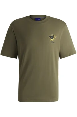 T-Shirt aus Baumwoll-Jersey mit Grafik-Prints