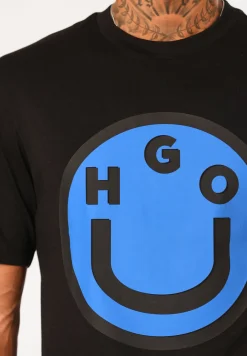 T-Shirt aus Baumwoll-Jersey mit Happy HUGO Smiley®