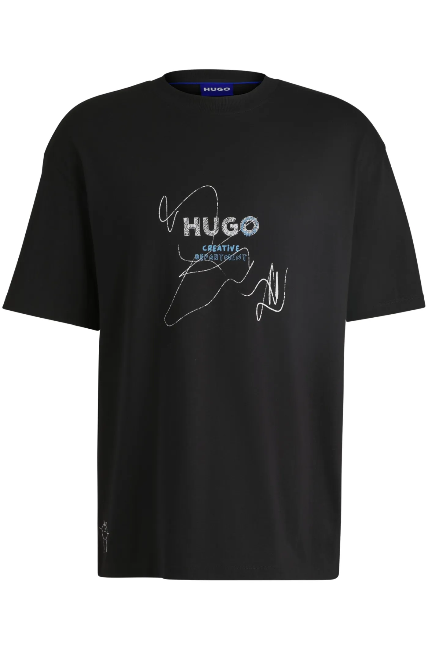 T-Shirt aus Baumwoll-Jersey mit saisonalem Artwork